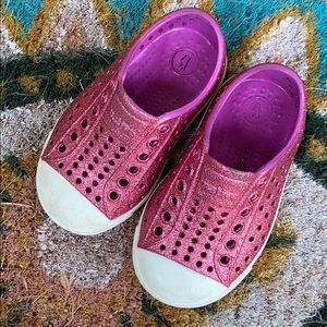 COPY - Magenta Pink Sparkly Natives Size 5